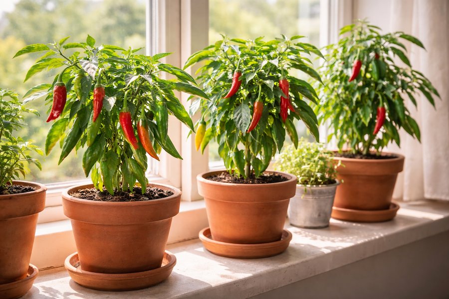 Så odlar du enkelt chili hemma